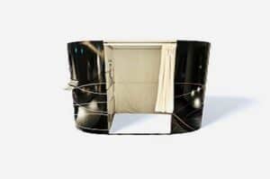 Partybooths London|Black Gala Oval Booth